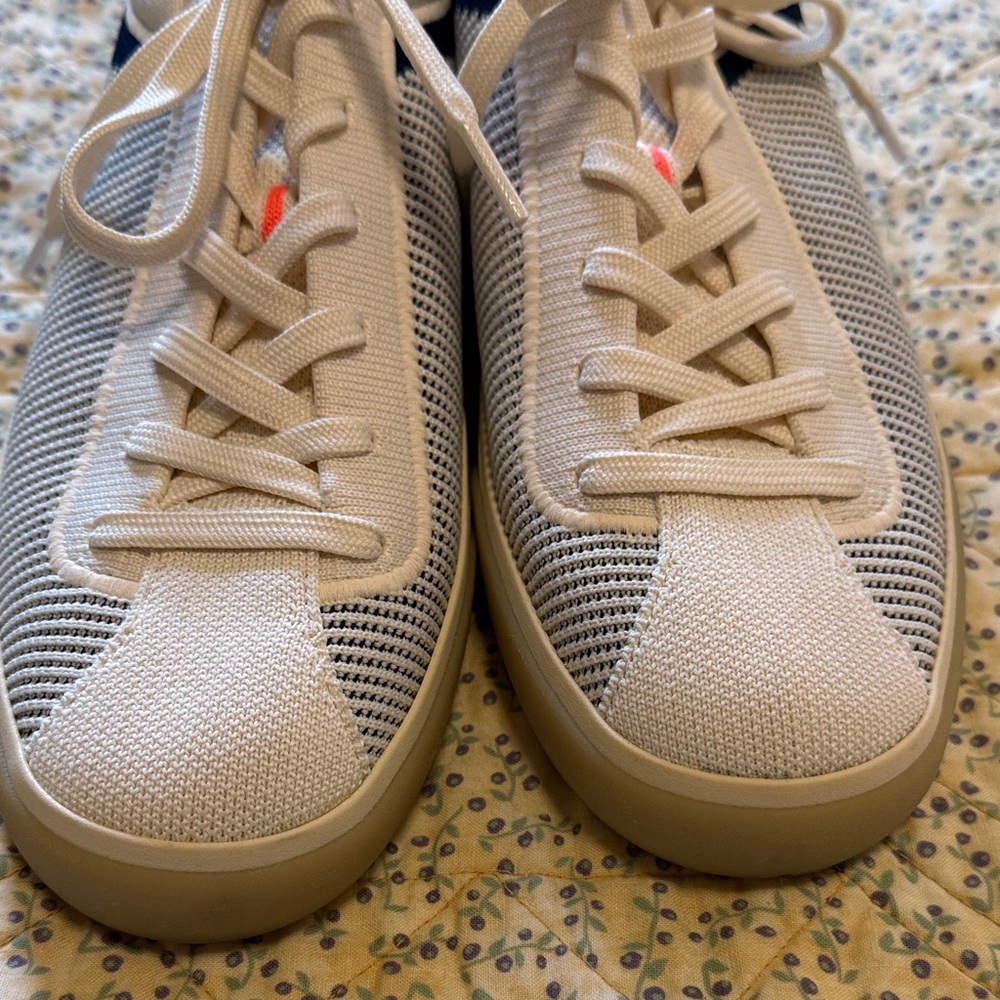 Rothy's Cream and Black Women's Sneakers - Picture 6 of 7